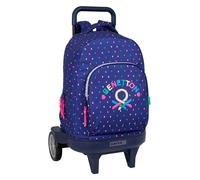 Safta Zaino Con Ruote Benetton Drop 33l 33x45x22 Cm