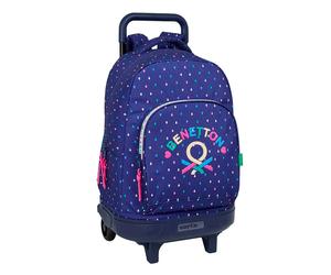 Safta Zaino Con Ruote Benetton Drop 33l 33x45x22 Cm