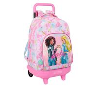 Safta Zaino Con Ruote Compact Barbie Painterly