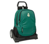 Safta Real Madrid 2nd Equipment 26/27 22.50l Wheeled Backpack Verde Bambini