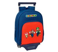 Safta Zaino Con Ruote Super Mario 10l 28x34x10 Cm