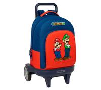 Safta Zaino Con Ruote Super Mario 33l 33x45x22 Cm