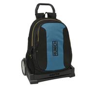 Safta - Zaino grande con ruote Munich Compact Evolution rimovibile, carrello porta zaino incluso 85 cm di altezza, 2 scomparti grandi, tasche portabottiglie, zaino per bambini, misure 32 x 16 x 44 cm