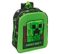 MINECRAFT - Zaino per asilo 3D, facile da pulire, ideale per bambini di diverse età, comodo e versatile, qualità e resistenza, 22 x 10 x 27 cm