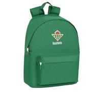 Safta - Zaino per la scuola per computer portatile da 14,1" Real Betis Balompié riciclato, scomparto imbottito e tasca per tablet da 10,6", schienale e spallacci ergonomici, zaino per bambini, misure