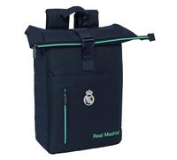 Safta Zaino con patta Real Madrid 2a squadra 25/26 per laptop 15,6" Blu 28x13x42 cm