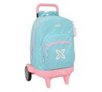 Safta - Zaino scolastico Munich Sky Compact Evolution rimovibile, trolley da 93 cm, imbottito ed ergonomico, portabottiglie, vassoio in PVC, ruote silenziose, zaino per bambini, dimensioni 33 x 22 x
