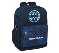 Safta Zaino Scuola Batman Legend, Adattabile al Carrello, Ideale per Bambini di Diverse Età, Comodo e Versatile, Qualità e Resistenza, 32x14x43 cm, Blu Navy