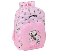 SNOOPY - Zaino da scuola, adattabile, ideale per bambini di diverse età, comodo e versatile, qualità e resistenza