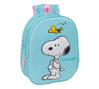 SNOOPY - Zaino scolastico, design 3D, ideale per bambini di diverse età, comodo e versatile, qualità e resistenza, 27 x 10 x 33 cm