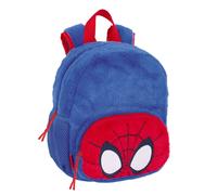 safta SPIDEY - Zaino per asilo, adattabile al carrello, facile da pulire, ideale per bambini di diverse età, comodo e versatile, qualità e resistenza, 22 x 10 x 27 cm, Blu navy, M, Casual