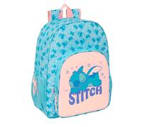 Stitch OHANA - Zaino scolastico per bambini, adatto a carrozzina, comodo e versatile, qualità e resistenza, 33 x 14 x 42 cm