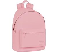 SAFTA | Zaino Unisex Design leggero e funzionale - Zaino di tutte le età Scomparto imbottito e tasche, Rosa, Mochila Basic
