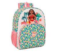Vaiana - Zaino scuola bambino, zaino bambino, zaino per bambini, adattabile al carrello, ideale per bambini in età scolare, comodo e versatile, qualità e resistenza, 33 x 14 x 42 cm