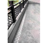 SAFWELAU Canaletta di scolo Acqua Canaletta di scolo Acqua carrabile Drenaggio Doccia lineare, 3,3 Piedi Lungo Kit canali di drenaggio indipendenti(6 Pack,100x15x4cm/39.4x5.9x2in)
