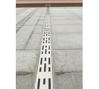 SAFWELAU Canaletta di scolo Acqua Canaletta di scolo Giardino Fognatura Stretta all'aperto fognatura Industriale, Lunghezza 6,5 Piedi/2 m Canale lineare di drenaggio dell'Acqua(10 PCS,WxH 6 x 2 in)