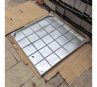 SAFWELAU Copertura Valvola Irrigazione Coperchio Quadrato Coperture del pozzo reflue recesso Invisibile con Maniglia in Stile T, Copertura della Porta di ispezione(LxW 900x650 mm)