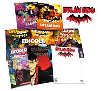 Saga Completa 8x Fumetti DYLAN DOG e BATMAN Numero 0 1 2 3 + Variant Cover Joker