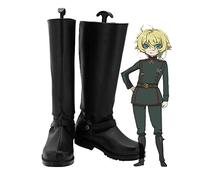 Saga di Tanya Il Malvagio Tanya Degurechaff Erich di Rerugen Cosplay Scarpe Carnevale Stivali Halloween Natale Carnevale Scarpe 44 Taglia Femminile