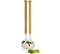 Sagaform 5017605 serving Utensils - Posate da insalata in acciaio INOX, 31 x 5,8 cm, colore: Marrone