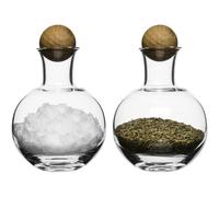 Sagaform Spice and Herb Nature Collection Storage Bottles 4 18Inch Clear