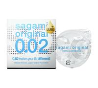Sagami Original 0,02 - preservativo extra lubrificato - 55mm - 1 pezzo