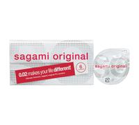 Sagami Original 0.02 - preservativo - ultrasottile 0,02mm - 55mm (6 pezzi)