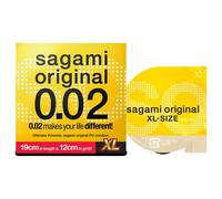 Sagami Original 0,02 XL - preservativo - extra large 61mm - 1 pezzo