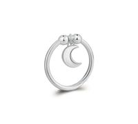 Anello Donna S'Agapõ SFE33 Acciaio Feelings in E Luna