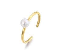 S'AGAPO WISDOM ANELLO REGOLABILE IN ACCIAIO COLOR ORO CON PERLA SWI32 (2885)