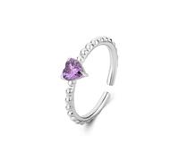 S'AGAPÕ Anello Donna In Acciaio Con Simbolo Cuore | Collezione Dazzly - SDZ125