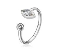 S'Agapõ Anello Donna In Acciaio | Collezione Click - SCK92