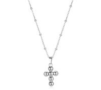 S'AGAPO ARCADIA COLLANA DA DONNA IN ACCIAIO CON CROCE SRD01 (3537)