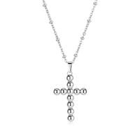 S'AGAPO ARCADIA COLLANA DA DONNA IN ACCIAIO CON CROCE SRD03 (3536)
