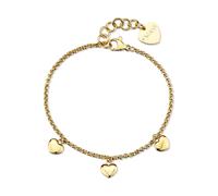 S'AGAPO AURORA BRACCIALE IN ACCIAIO DA DONNA CON CIONDOLI CUORI SAR65 (3699)