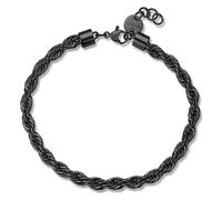 S'agapõ Black steel Bracciale Valis Ripple SRP94