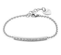 S'agapõ Bracciale Acciaio Cristalli Trasparenti Dazzly Sdz11 - Bracciale