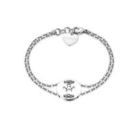 Sagapo Bracciale Angelo Acciaio Donna Idea Regalo Amica Ragazza SBM25 Sagapò