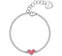 Sagapo Bracciale Cuore Rosso Donna in Acciaio SEY18 S'agapo