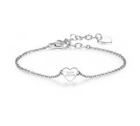 Sagapo Bracciale Donna Acciaio Cuore Amore Catena Sottile SCK11 Sagapò