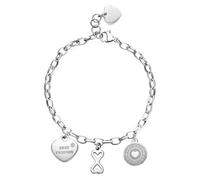 Sagapo Bracciale Donna in Acciaio Cuore e Infinito Sagapò SHAR16 S'agapo