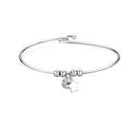 S'AGAPO LUCKY LIGHT BRACCIALE DONNA RIGIDO CON CRISTALLO E STELLA SKT31 (2398)