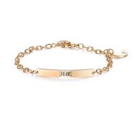 Sagapo Bracciale Donna Catena In Acciaio Piastrina Dreams Sagapò SHAF12 S'agapo