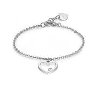 Sagapo Bracciale Donna Cuore Acciaio Gioiello SPE12 S'agapo