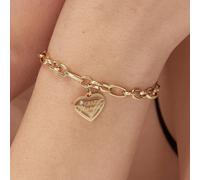 Sagapo Bracciale Donna Grazie Mamma Cuore Acciaio Dorato Donna SBY016 S'agapo