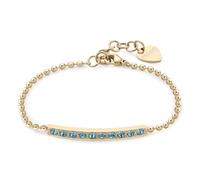 S'Agapõ Bracciale Donna in Acciaio | Bracciale Con Cristalli | Collezione Dazzly - SDZ18