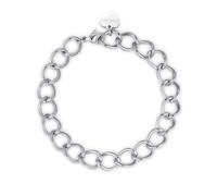 BRACCIALE IN ACCIAIO DA DONNA CATENA GRUMETTA LARGA S'AGAPO CHUNKY SHK33 (2257)