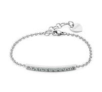 Sagapo Bracciale Acciaio Con Centrale Di Cristalli Donna Sagapò SDZ16 S'agapo