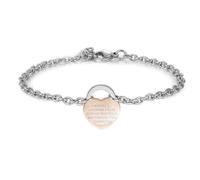 Sagapo Bracciale Donna In Acciaio Con Frase Amore Sagapò SLM11 S'agapo