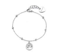 S'Agapõ Bracciale Donna in Acciaio con Simbolo Albero Della Vita | Collezione Witch - SWH20